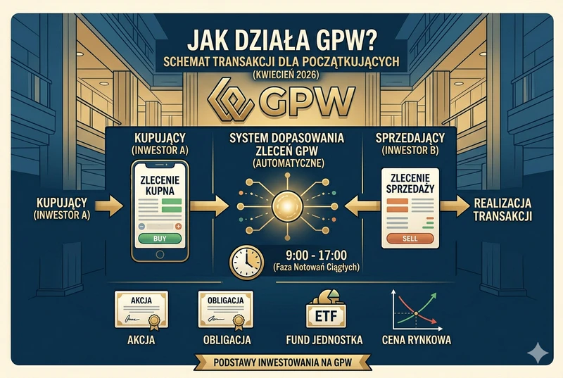 Jak działa giełda – wprowadzenie do inwestowania w akcje na GPW w 2026 roku
