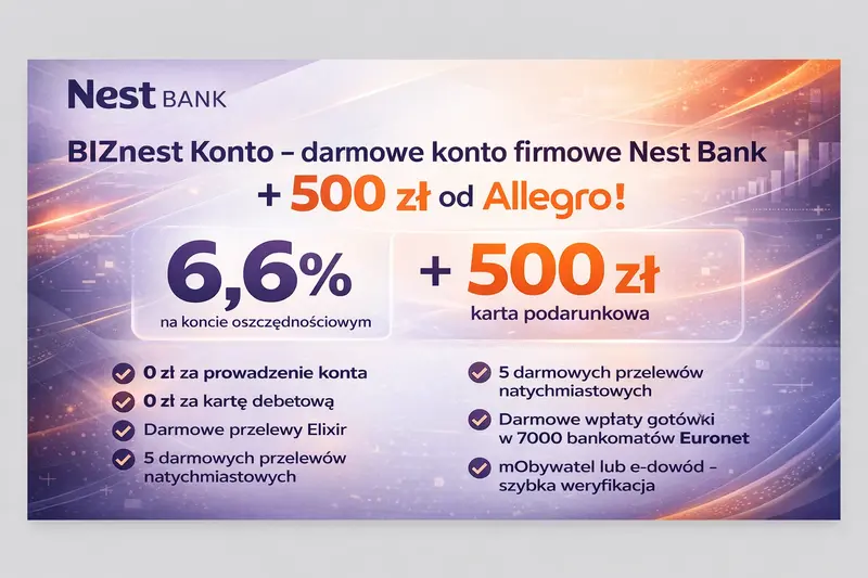 BIZnest Konto - konto firmowe