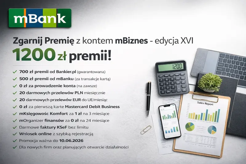 Zgarnij Premię z kontem mBiznes - edycja XVI