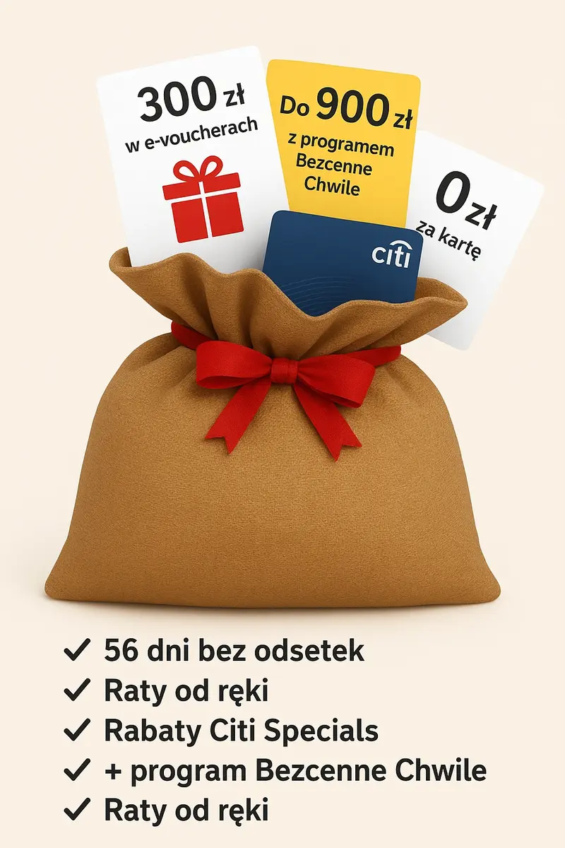 Citi Simplicity - Karta z premią 1200zł