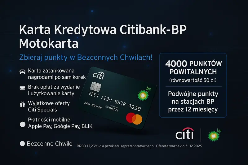 Karta Kredytowa Citibank-BP Motokarta
