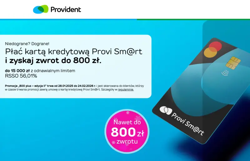Karta kredytowa Provi Sm@rt