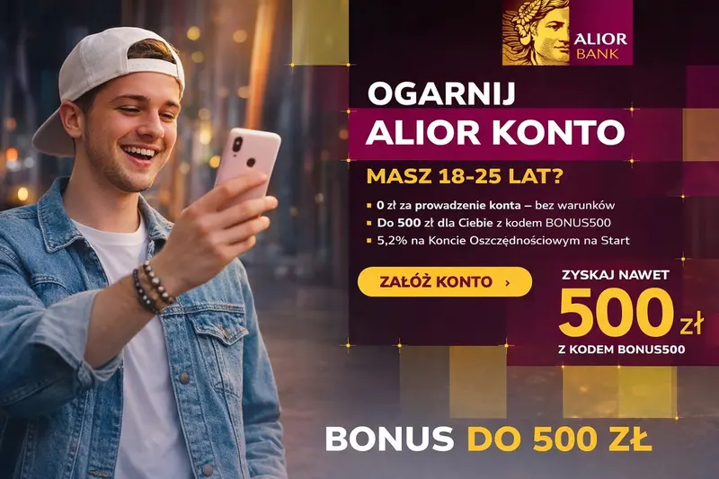 Alior Konto 18-25 lat