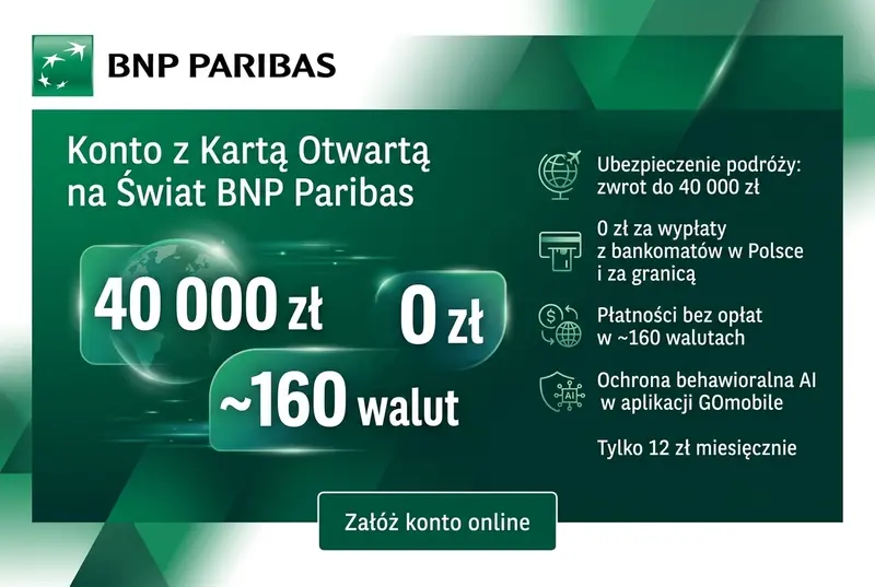Konto z Kartą Otwartą na Świat