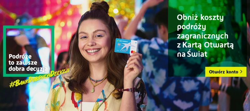 Karta Otwarta na Świat - Obniż koszty podróży zagranicznych