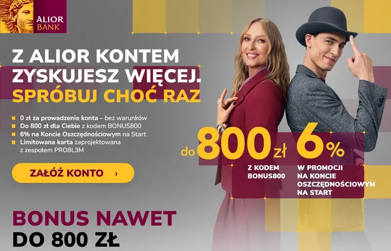 Alior Bank - Konto Mega Oszczędnościowe z premią