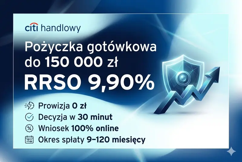 Pożyczka gotówkowa do 150 tys. zł