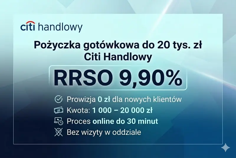 Pożyczka gotówkowa do 20 tys. zł
